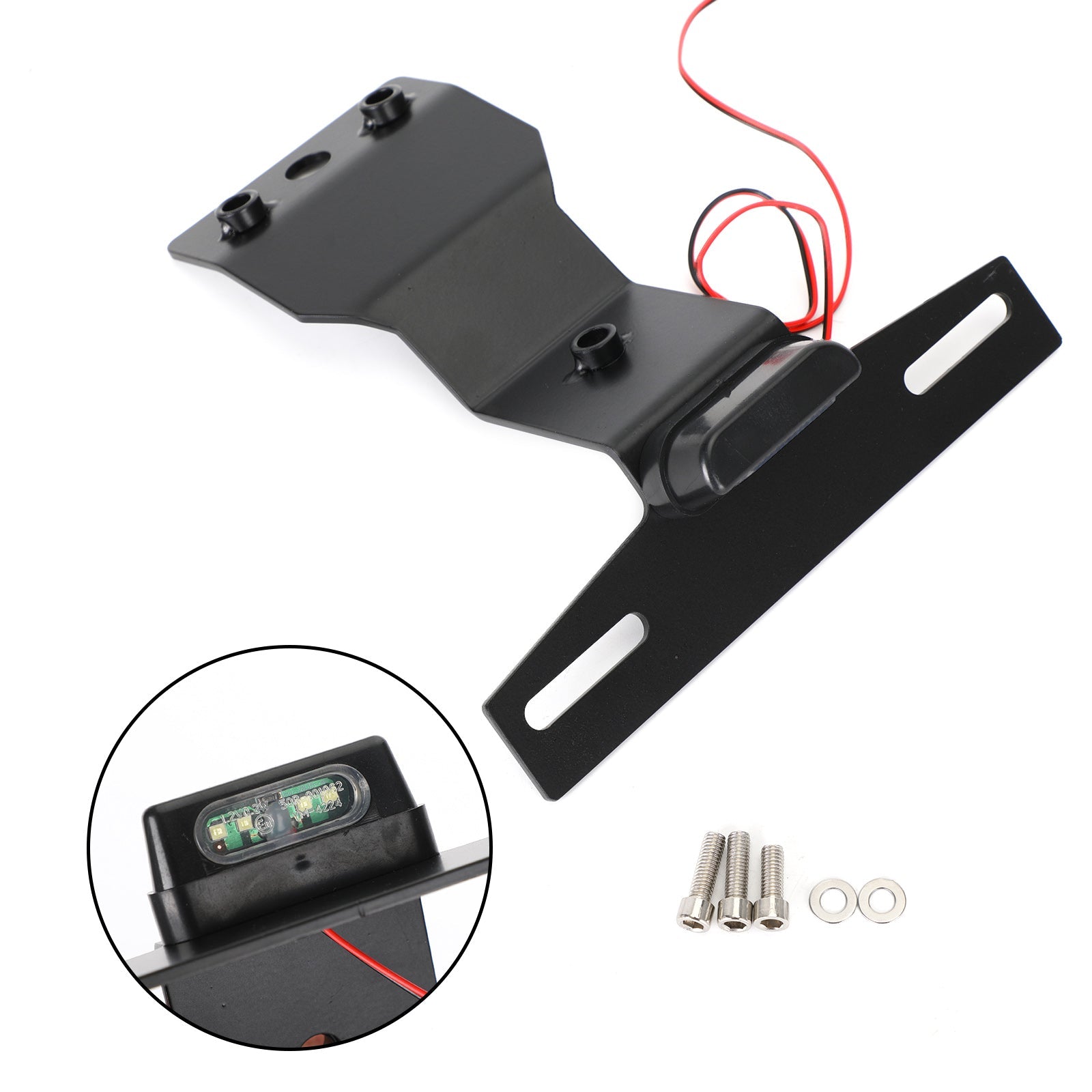 Registreringsskylthållare ramfäste för Honda CRF300L CRF300 Rally 2021-2022 Generic