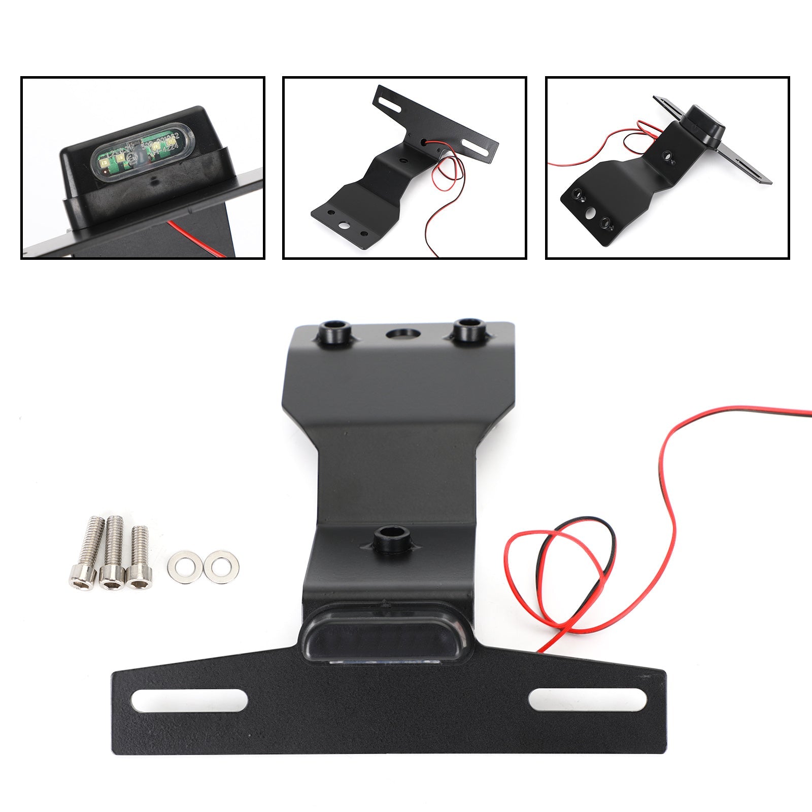 Registreringsskylthållare ramfäste för Honda CRF300L CRF300 Rally 2021-2022 Generic