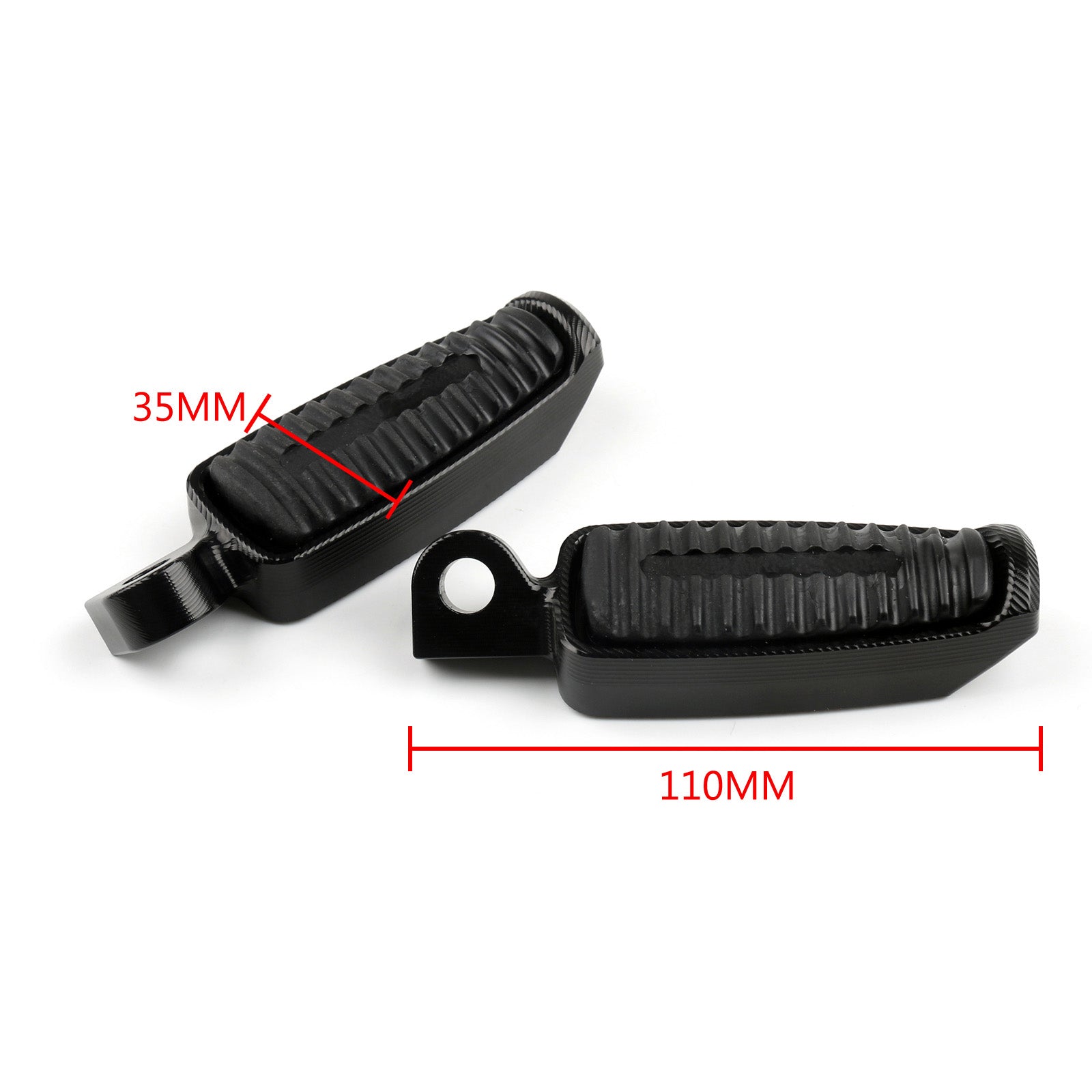 Svart 45 graders fotpinnar för Harley Sportster XL 883 XL 1200 V-Rod låg Hugger Generic