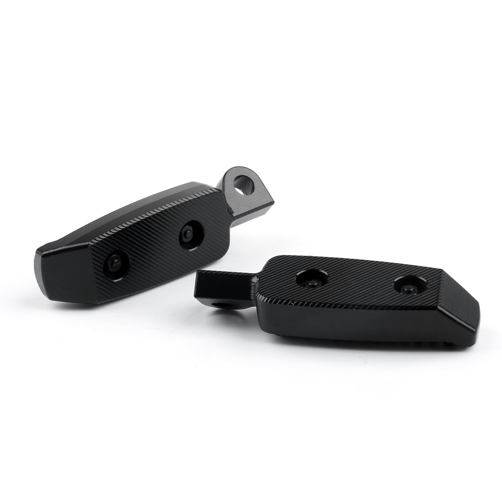 Svart 45 graders fotpinnar för Harley Sportster XL 883 XL 1200 V-Rod låg Hugger Generic