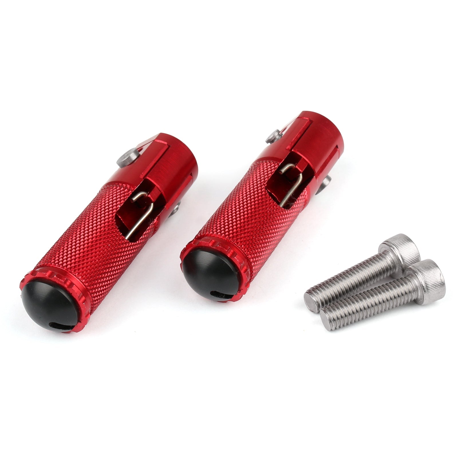 CNC Folding Foot Pegs Footpeg Back Set Rest Racing for Universal Motorcycle Generic