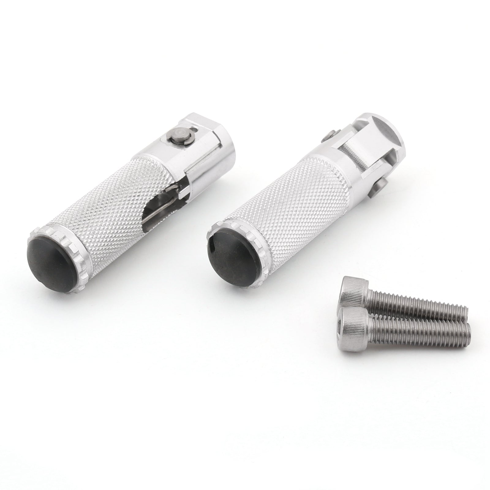 CNC Folding Foot Pegs Footpeg Back Set Rest Racing for Universal Motorcycle Generic