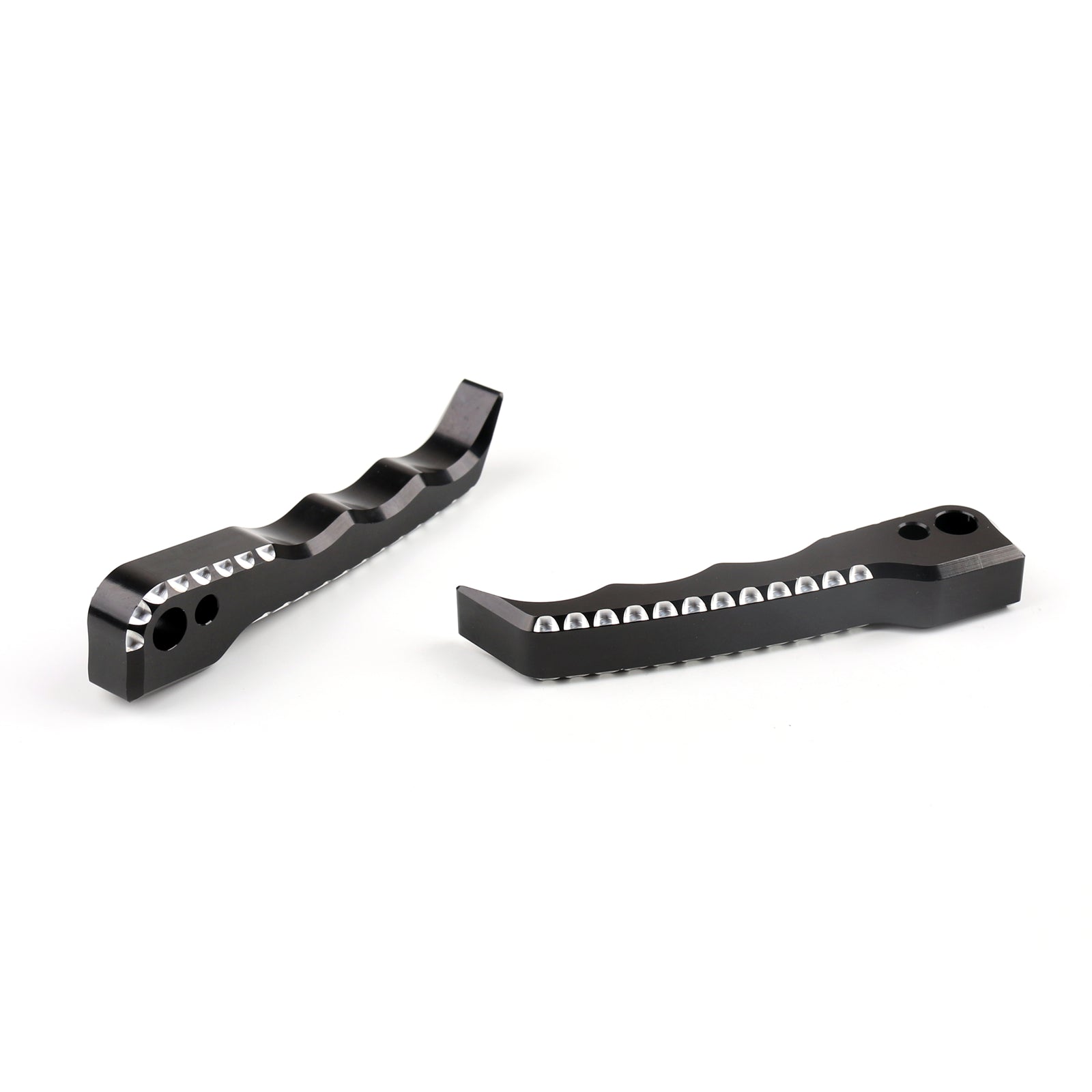 Pegs de apoio para os pés traseiros do passageiro para Suzuki GSXR 1300 Hayabusa 2008-2015 Black Generic