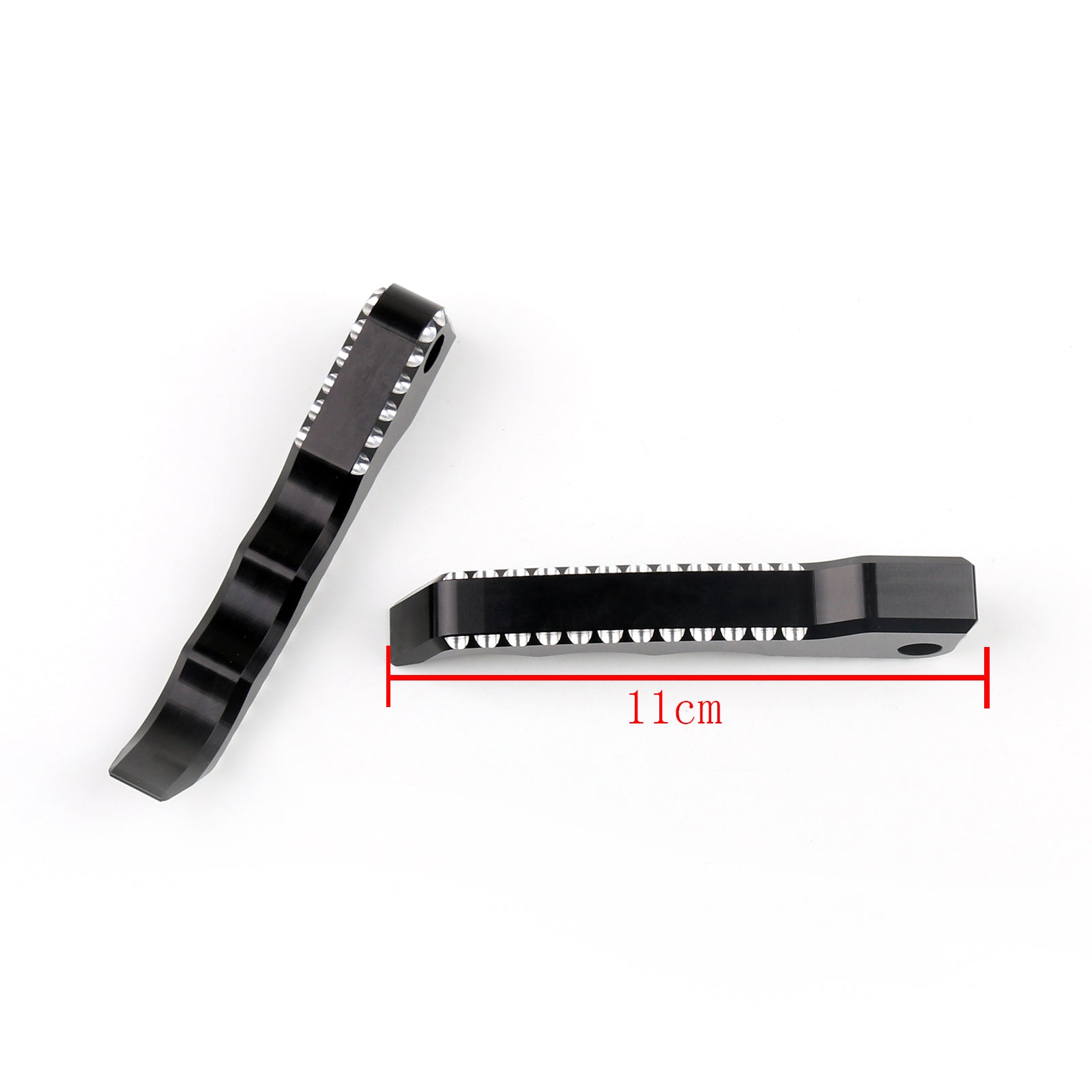 Pegs de apoio para os pés traseiros do passageiro para Suzuki GSXR 1300 Hayabusa 2008-2015 Black Generic