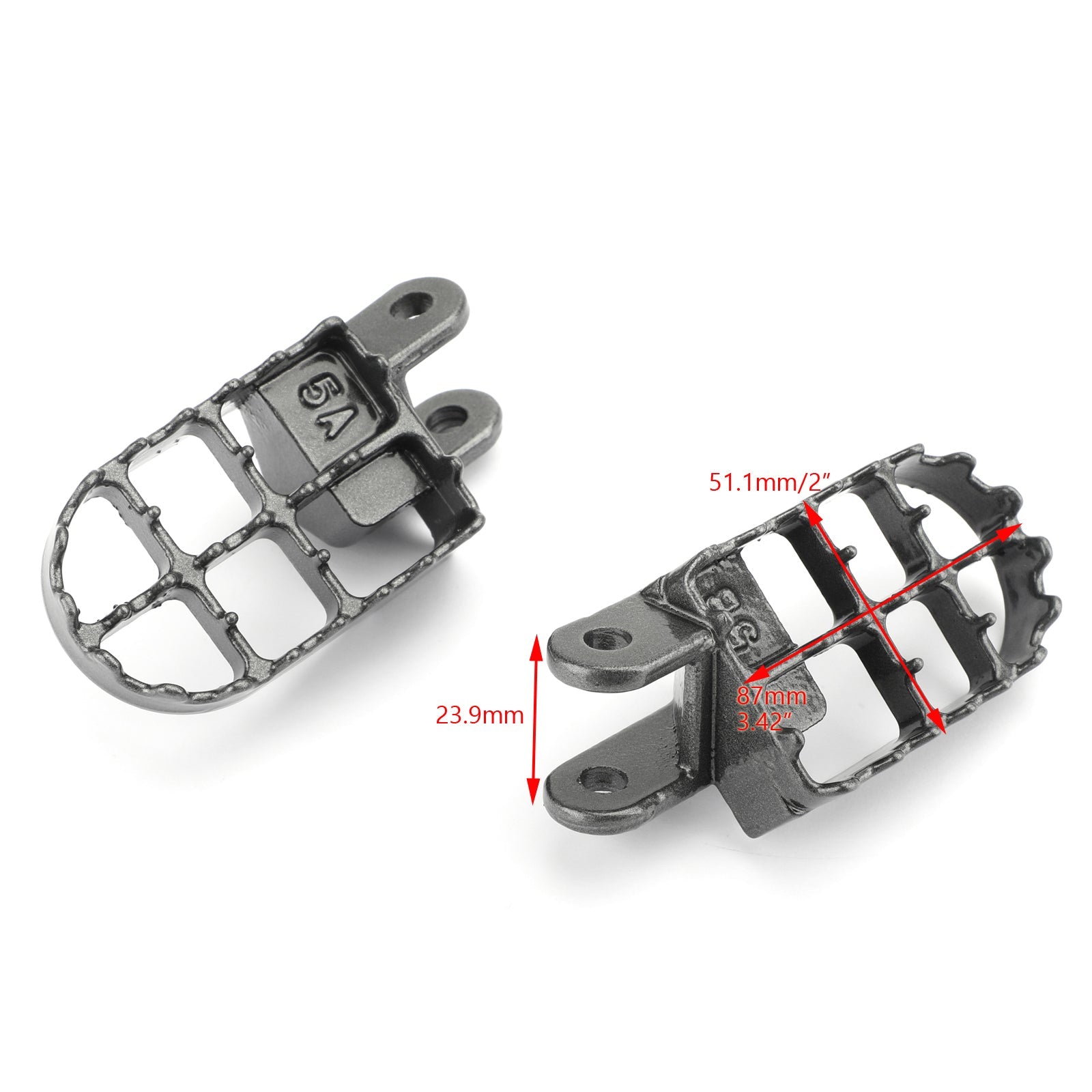 Fotpinner for Honda XR250/400 XR350R XR600R XR650L XR650R CR80 Generisk