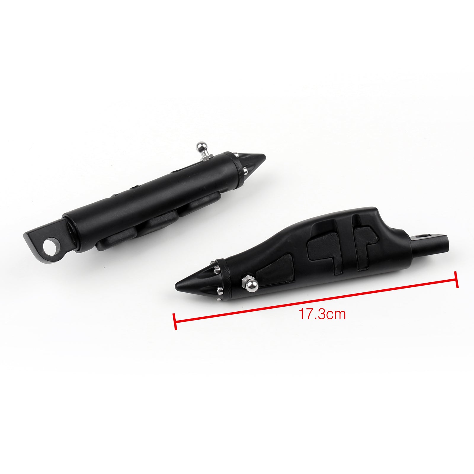 4475 Stiletto Pegs Footpegs för Harley Softail Sportster Dyna Glide Fat Boy Blk Generic