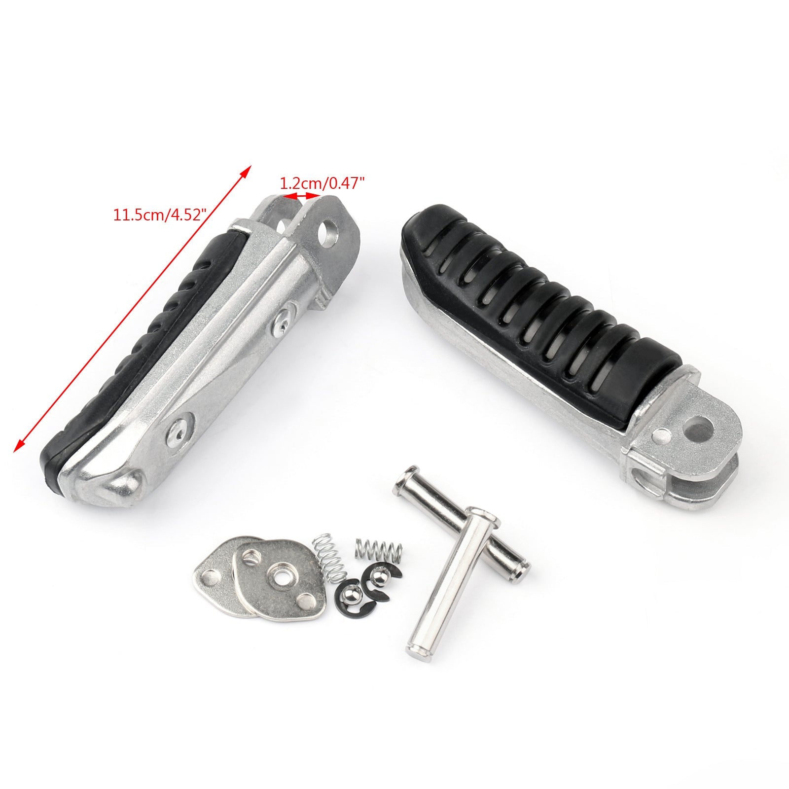 F/r fotstödpedaler fotpinnar för Suzuki GSXR600 GSX-R GSX 750 1000 GSF600 Generic