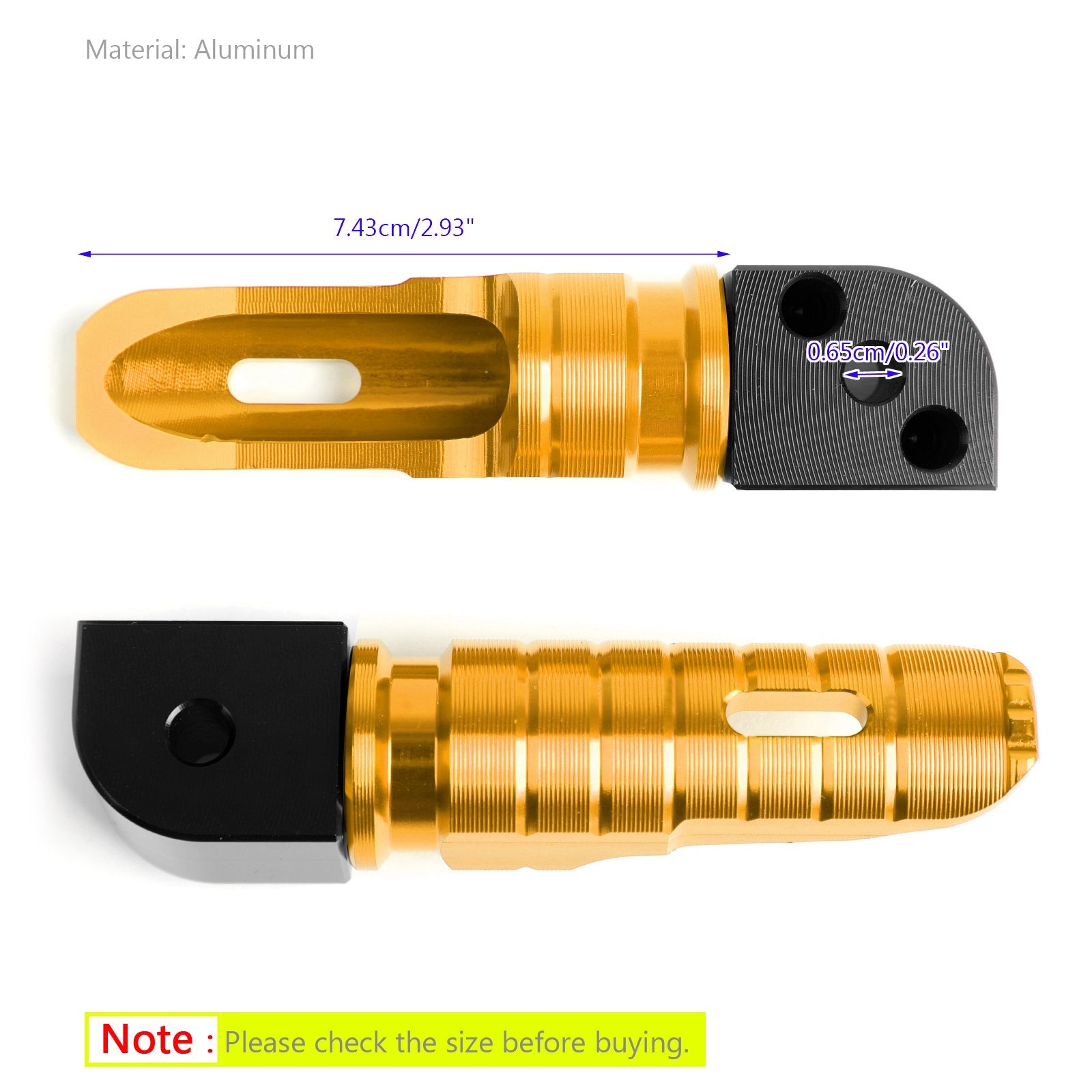 Zadné chodníky pre Kawasaki Ninja 650 1000 Z800 Z900 Z1000 Z750R ZX6R ZX10R Generic