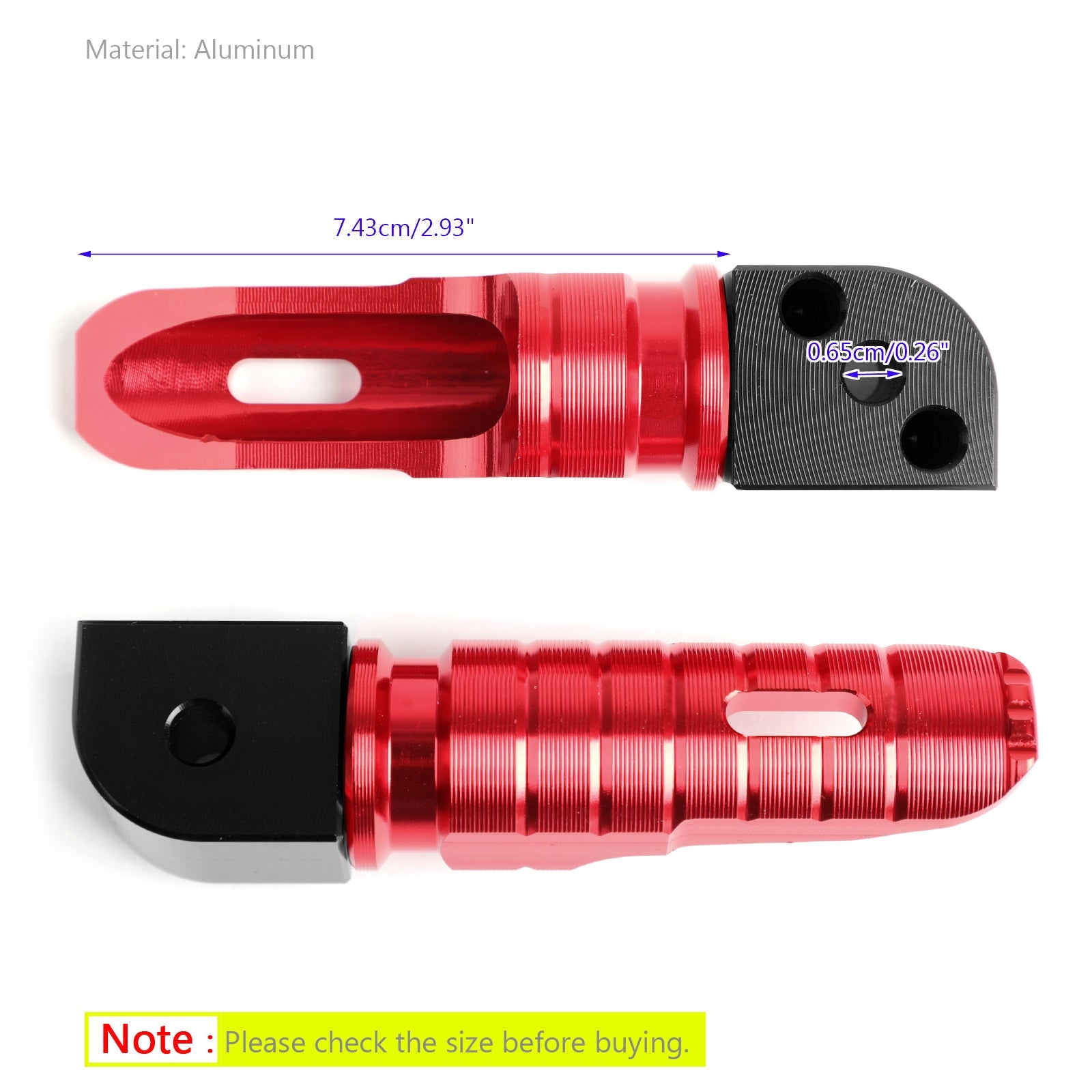 Zadné chodníky pre Kawasaki Ninja 650 1000 Z800 Z900 Z1000 Z750R ZX6R ZX10R Generic