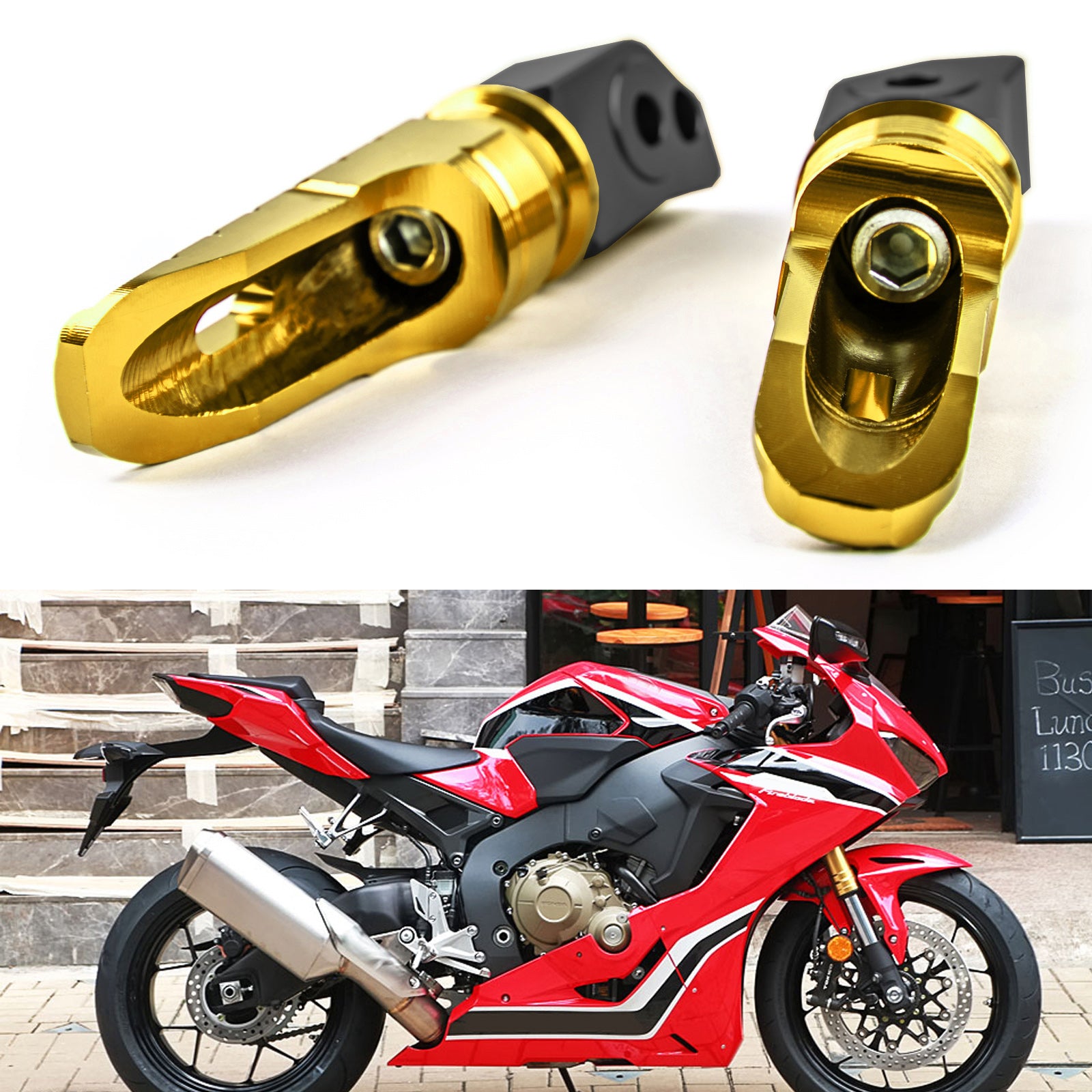 Antes de pé traseiro PEG PEG PARA HONDA CBR250RR CBR600RR CBR1000RR CB1100 CBR900