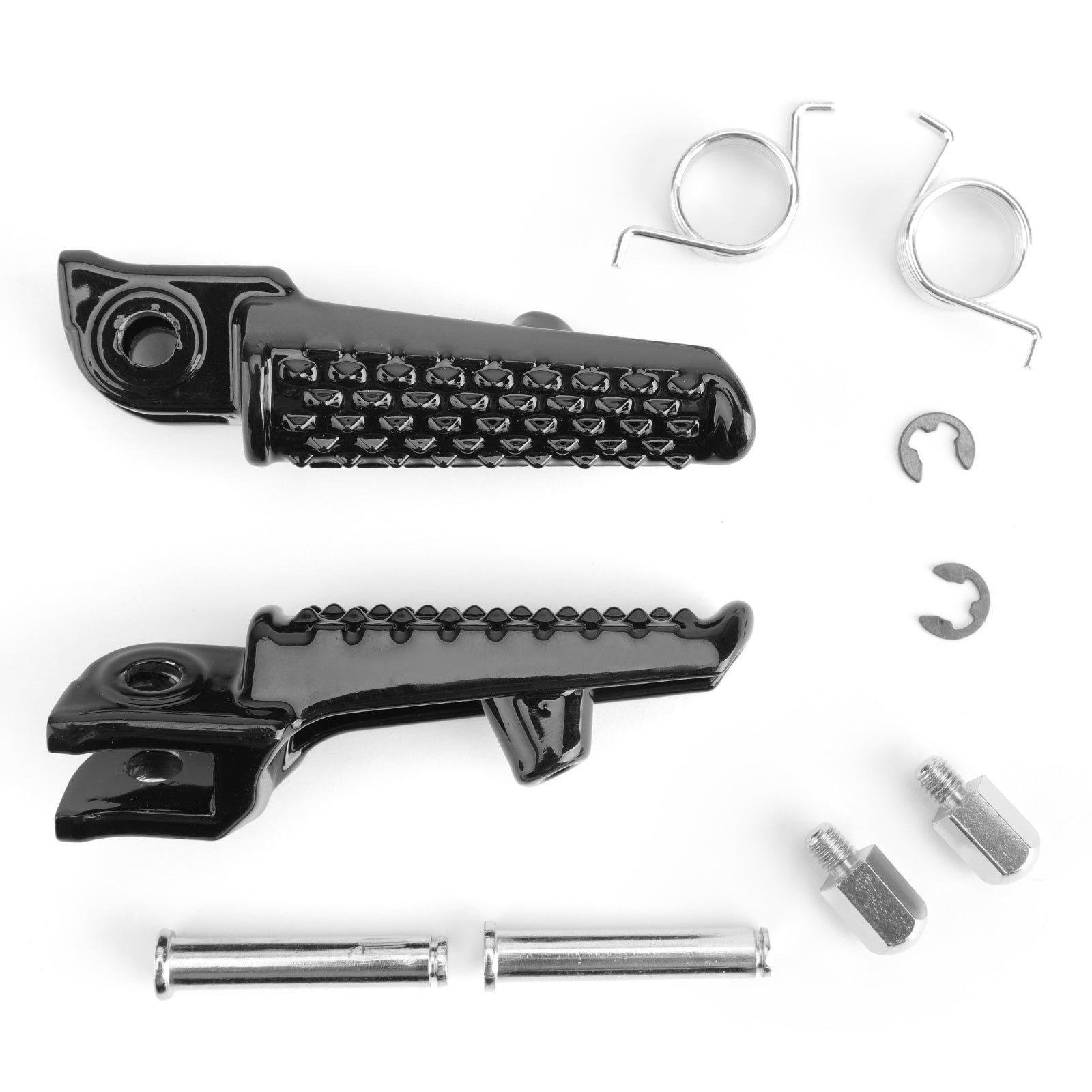 Front Foot Peg Footest för Honda CB1000R CBR 600 1000 RR VTR1000 VTR1000S Black