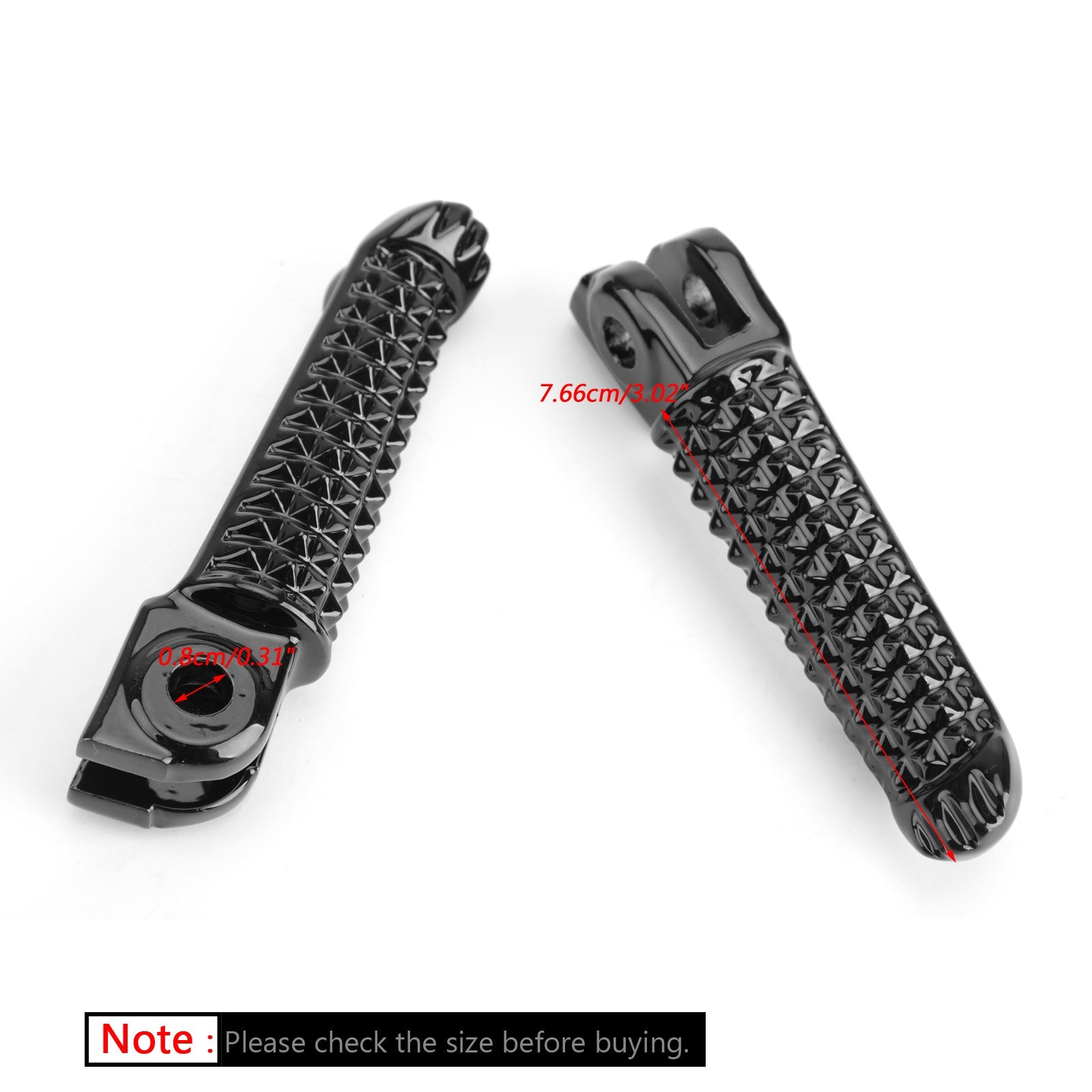 Front Foot Peg fotstöd för Yamaha YZF R1 1998-2014