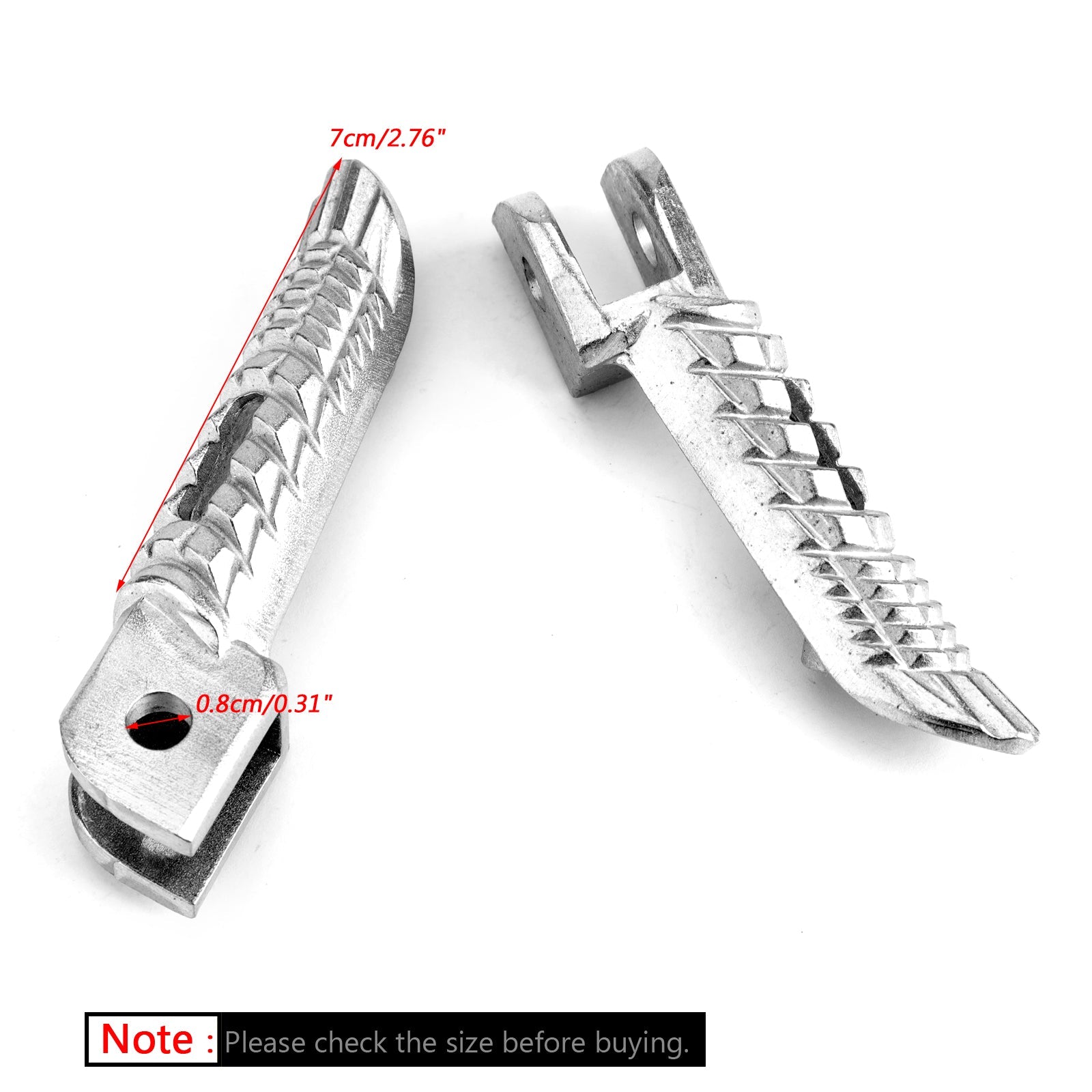 Front Foot Peg Footest för Suzuki GSXR600 GSXR750 2006-2014 GSXR1000 2005-2014 Generisk