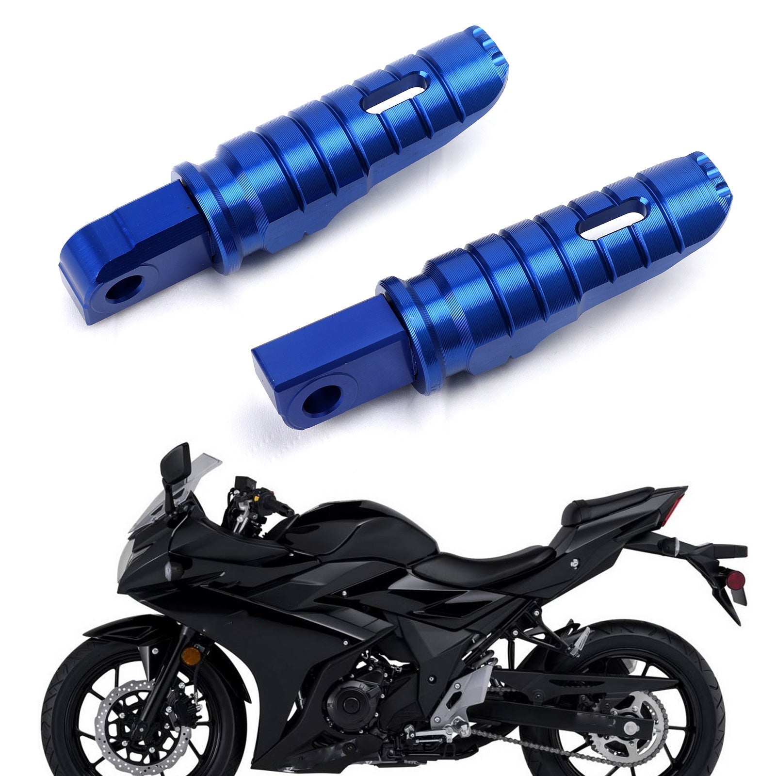 Bakre fotstödsfot PEG för Suzuki DL650 DL1000 V-Strom/XT GSX-S 750 SV650 Generisk