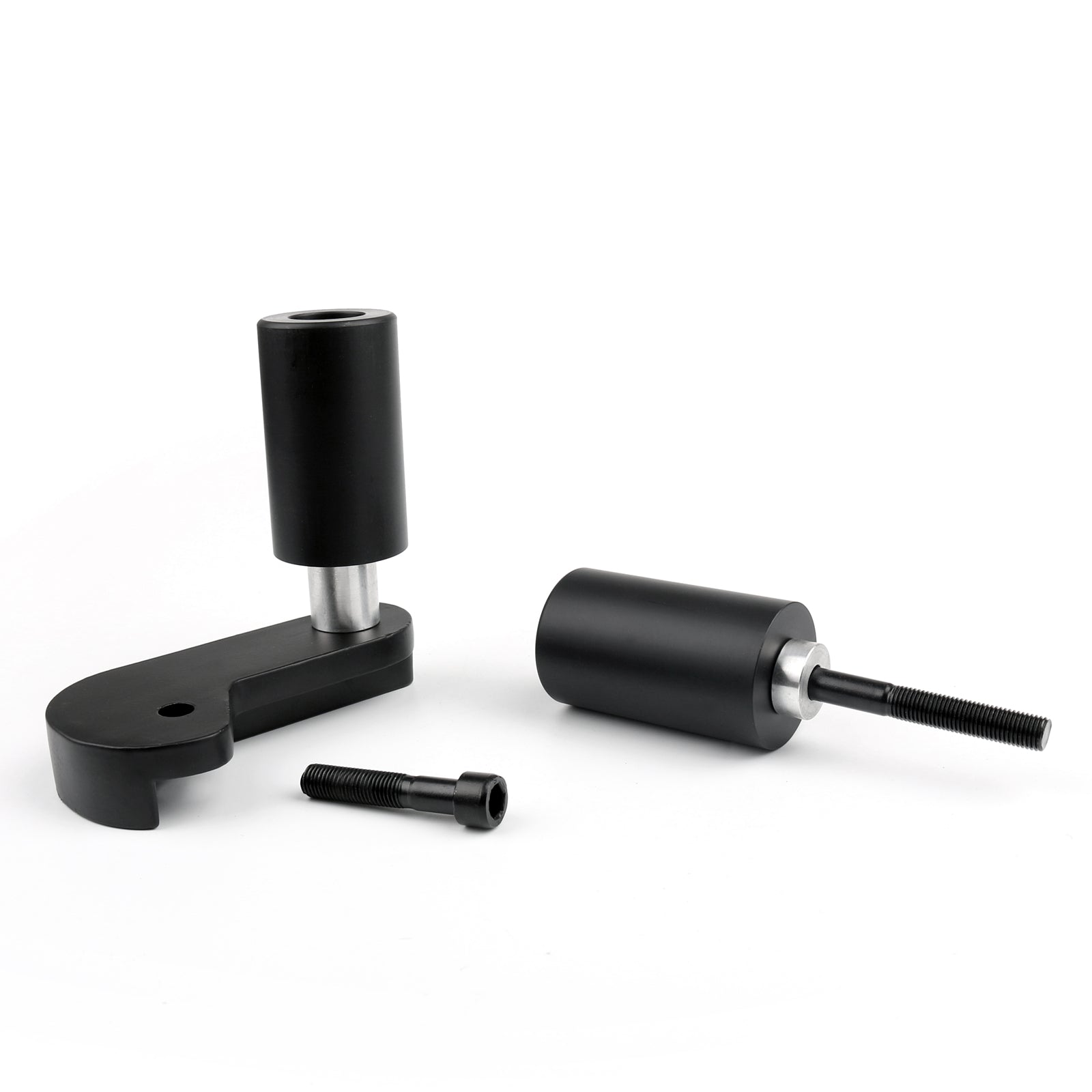 Frame Sliders Crash Protector Suzuki GSXR 600 750 No Cut Zwart Generiek