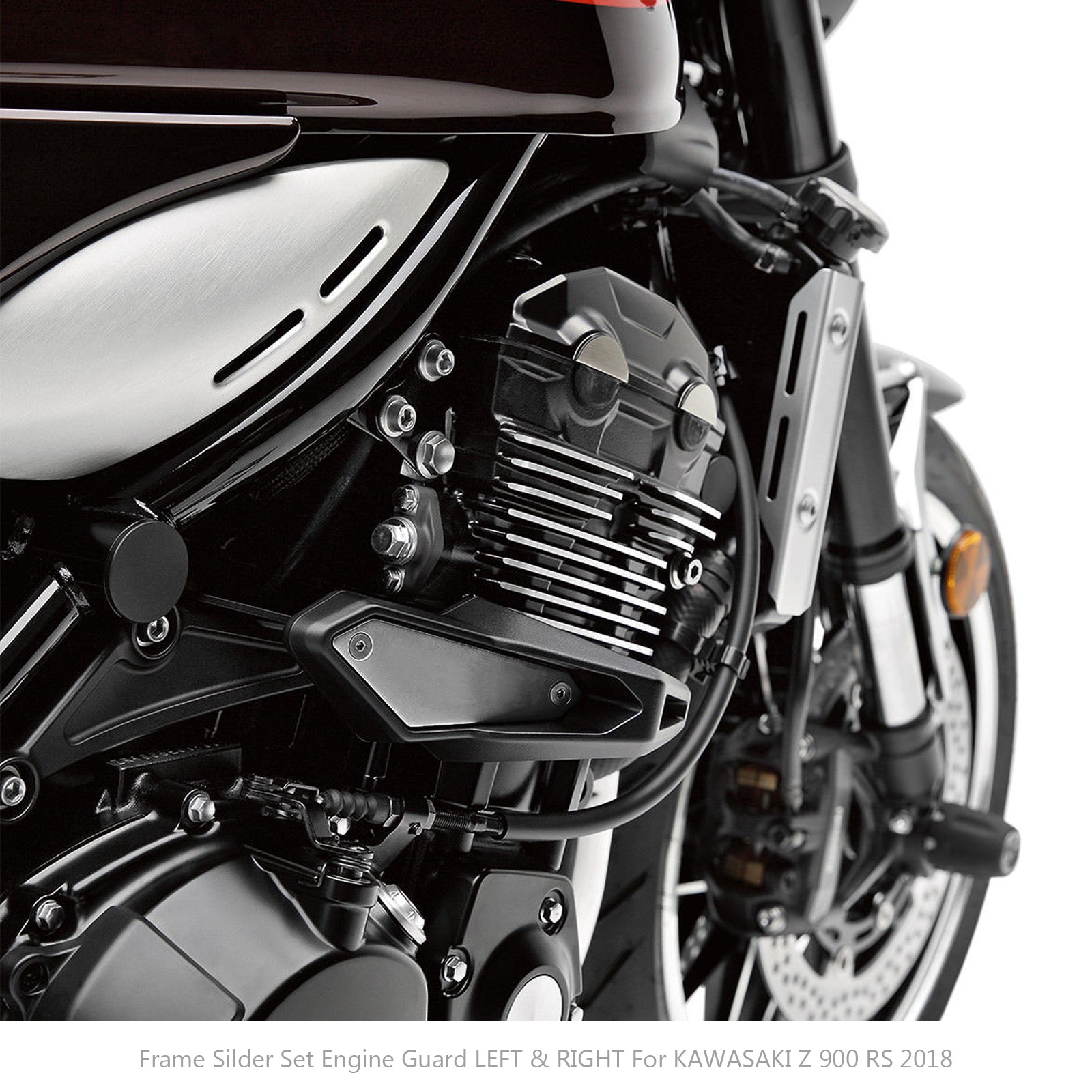 Deslizador de marco SET Protector de protección del motor IZQUIERDO & DERECHO Para Kawasaki Z 900 RS 2018 Genérico