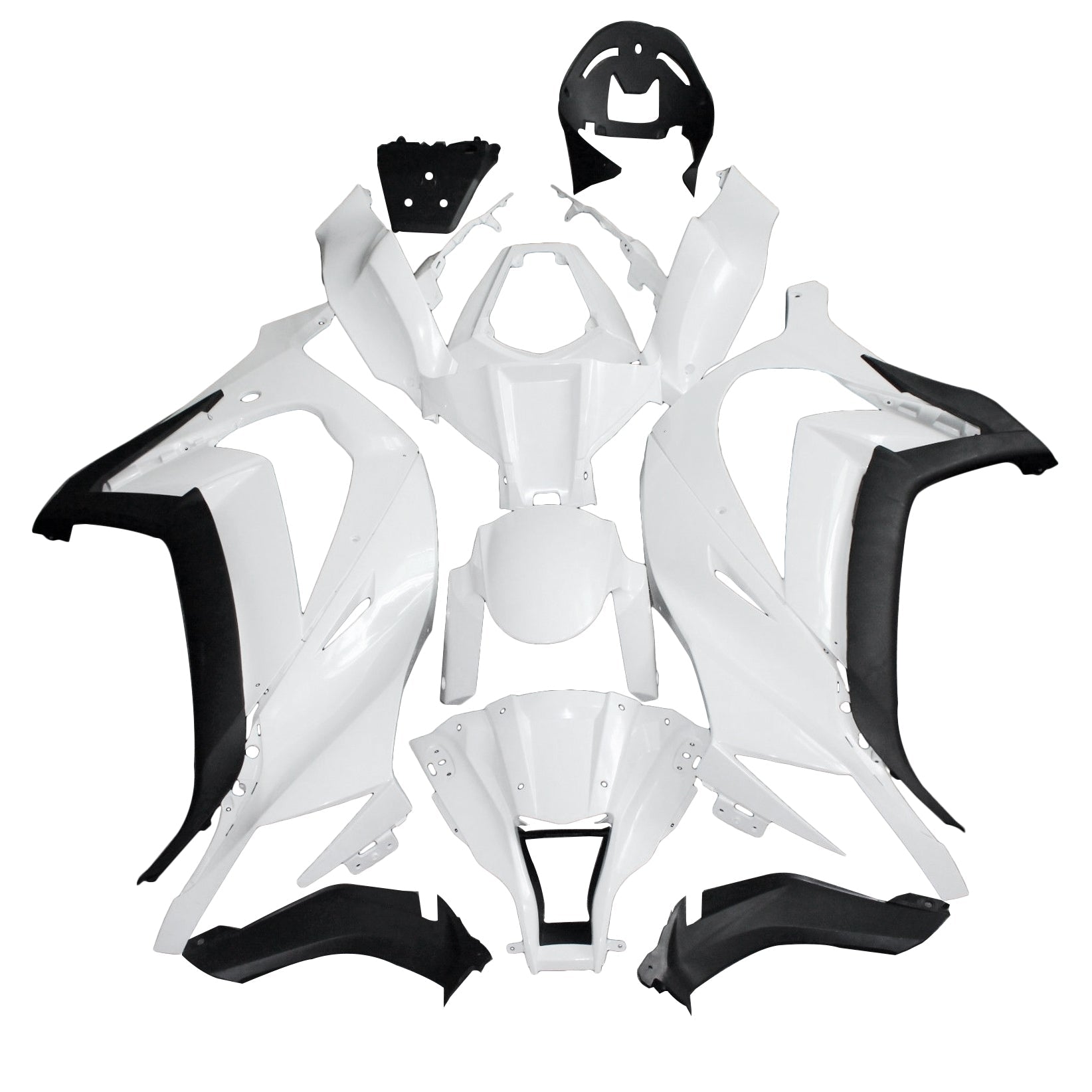 Fairings 2011-2015 Plastici Kawasaki ZX10R Ninja Racing Primal iba nenatreté generické