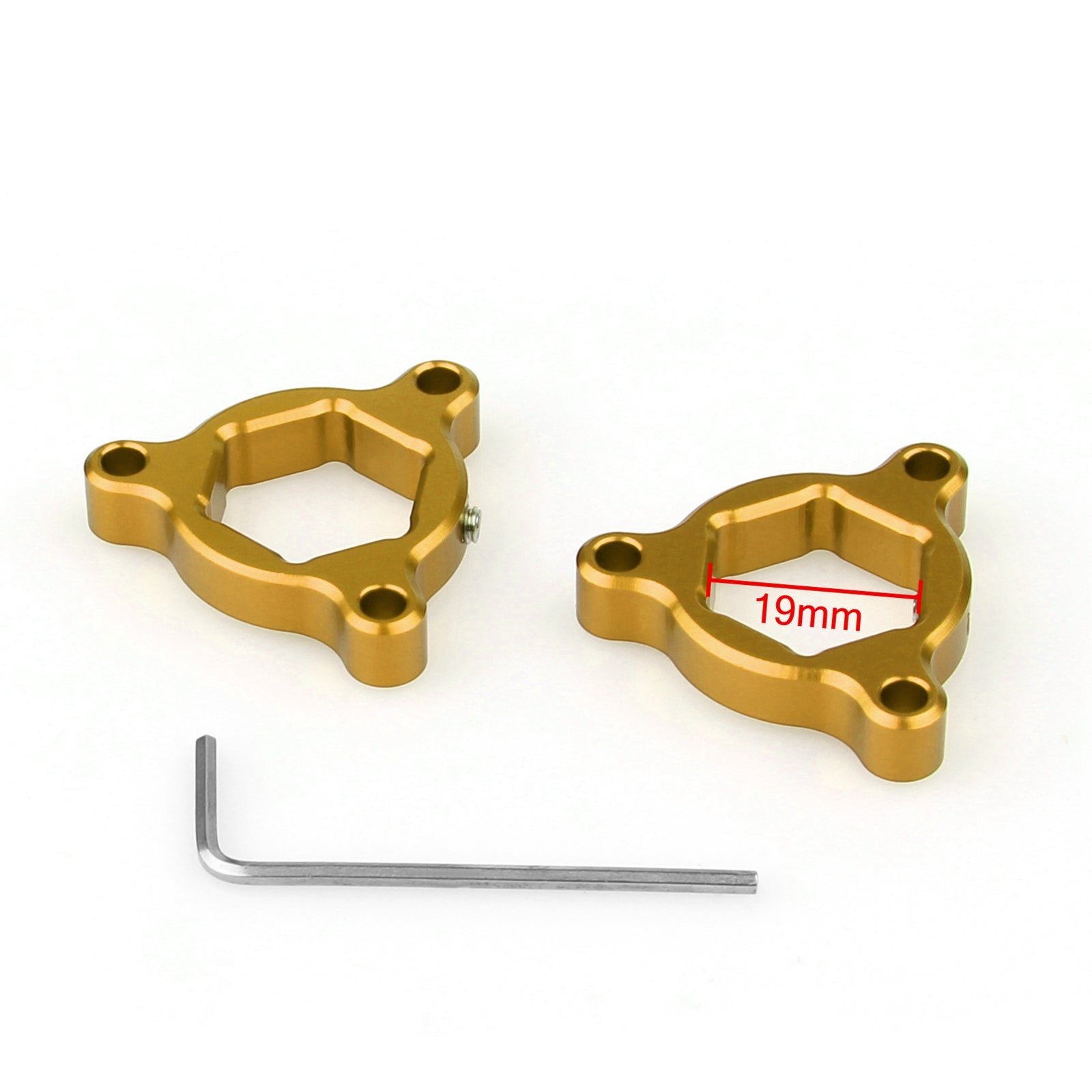 Gaffel forhåndsbelastningsjusterere for CBR600 1000rr Kawasaki ZX6R Z Suzuki GSXR750 19mm generisk