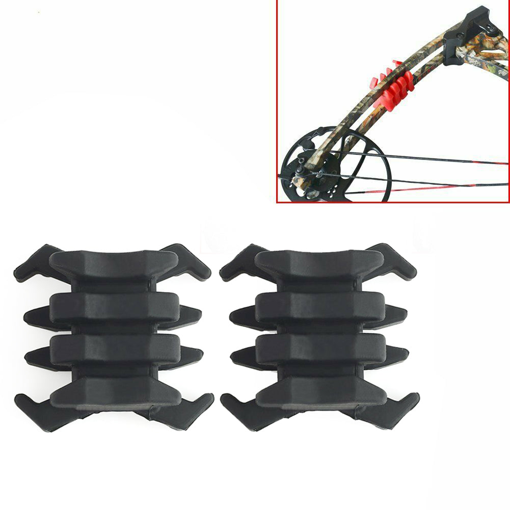 2x Estabilizador Limbsaver Super Quad Split Limb Compound Bow Amortiguador de vibración