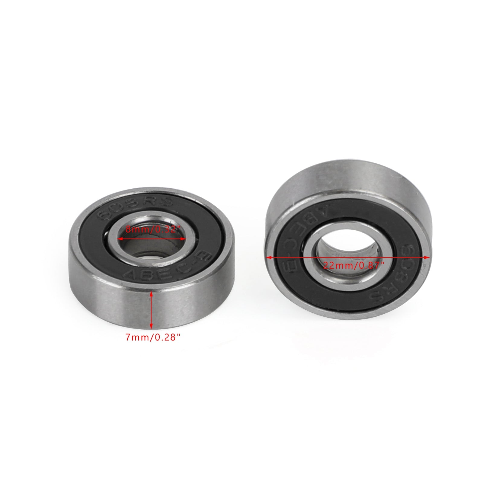 Skateboard Longboard Instalch Airings Precision 608RS ABEC 9 ložisko 8x22x7mm