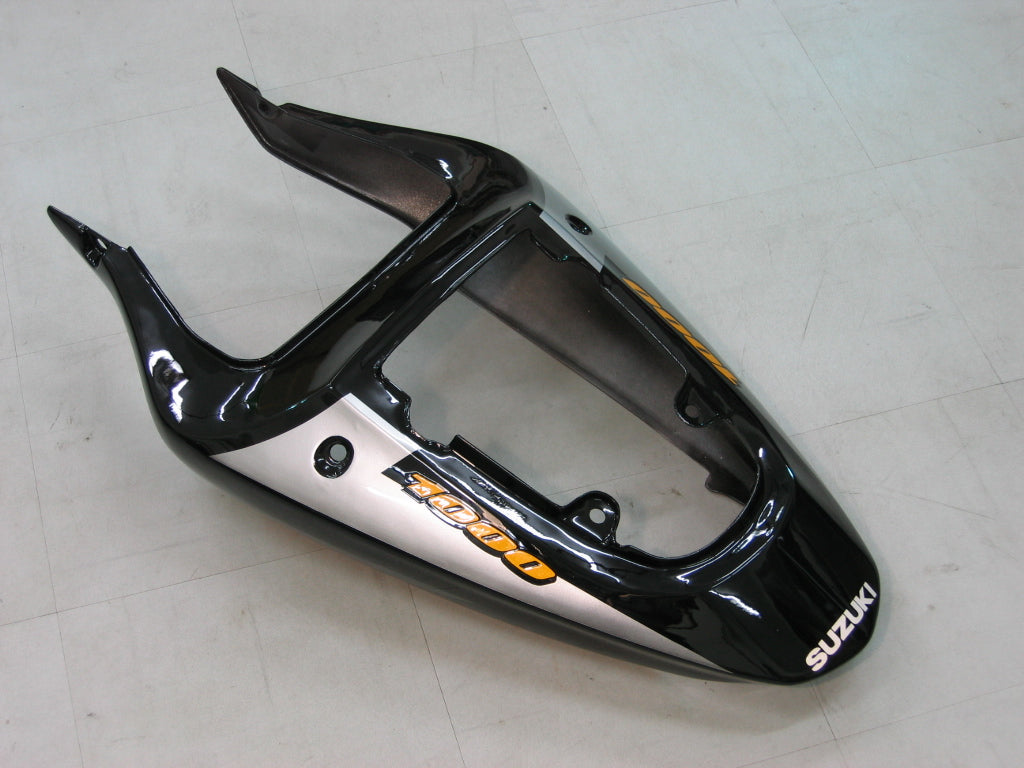 Suzuki GSXR 1000 strieborná, rok výroby 2000-2002 & Čierne pretekárske kapotáže Amotopart