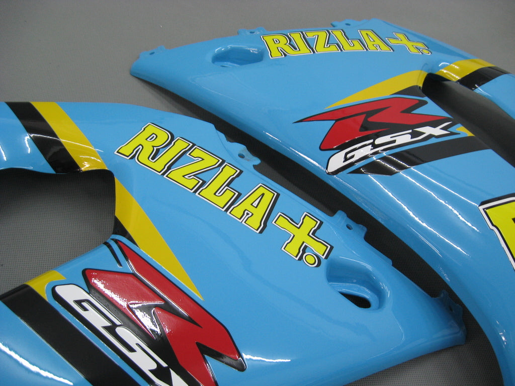 2000-2002 Suzuki GSXR 1000 Blauw Zwart Rizla Racing Stroomlijnkappen Algemeen