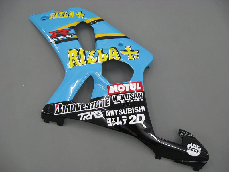 2000-2002 Suzuki GSXR 1000 Blue Black Rizla Racing Fairings Generic