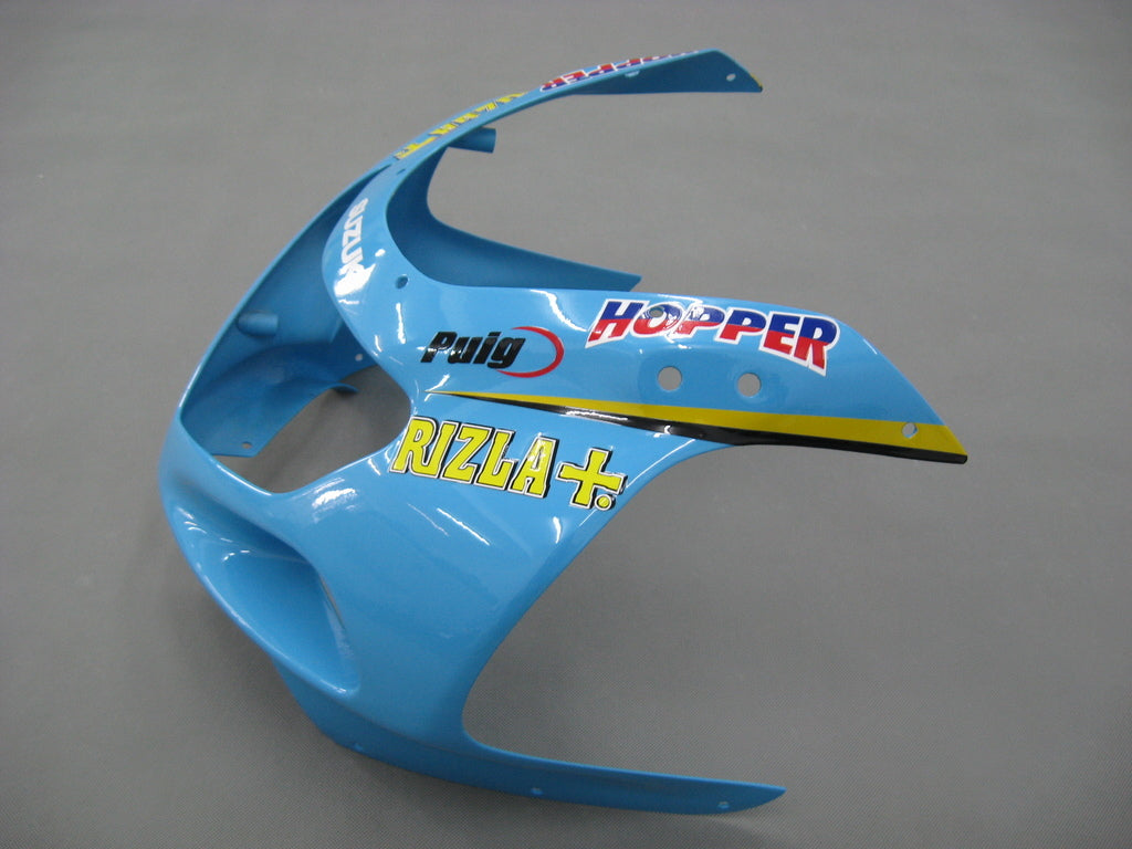 2000-2002 Suzuki GSXR 1000 Blauw Zwart Rizla Racing Stroomlijnkappen Algemeen