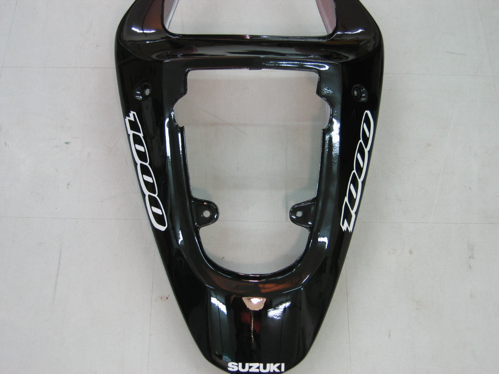 2000-2002 Suzuki GSXR 1000 Black & Red GSXR Racing Fairings Generic