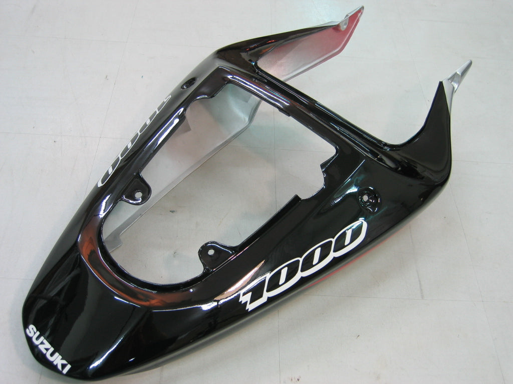 2000-2002 Suzuki GSXR 1000 Black & Red GSXR Racing Fairings Generic