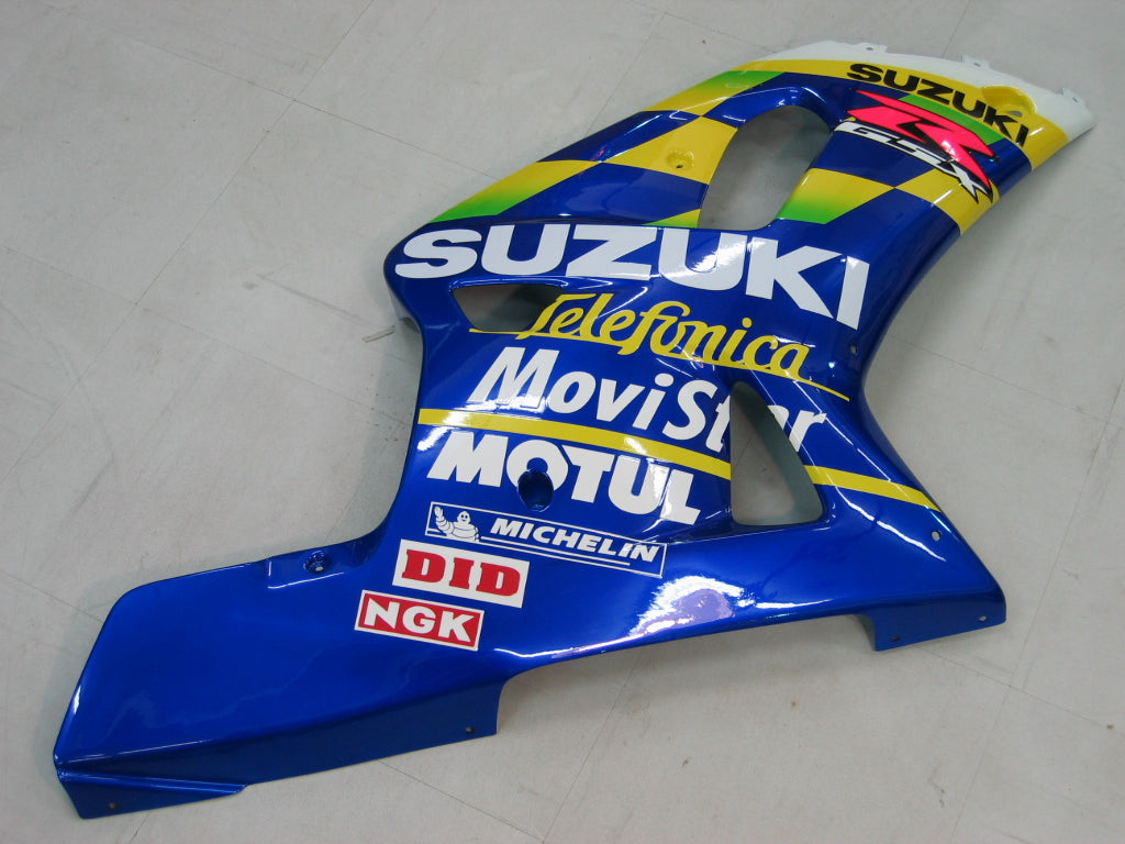2000-2002 Suzuki GSXR 1000 blauwe Movistar Racing stroomlijnkappen algemeen