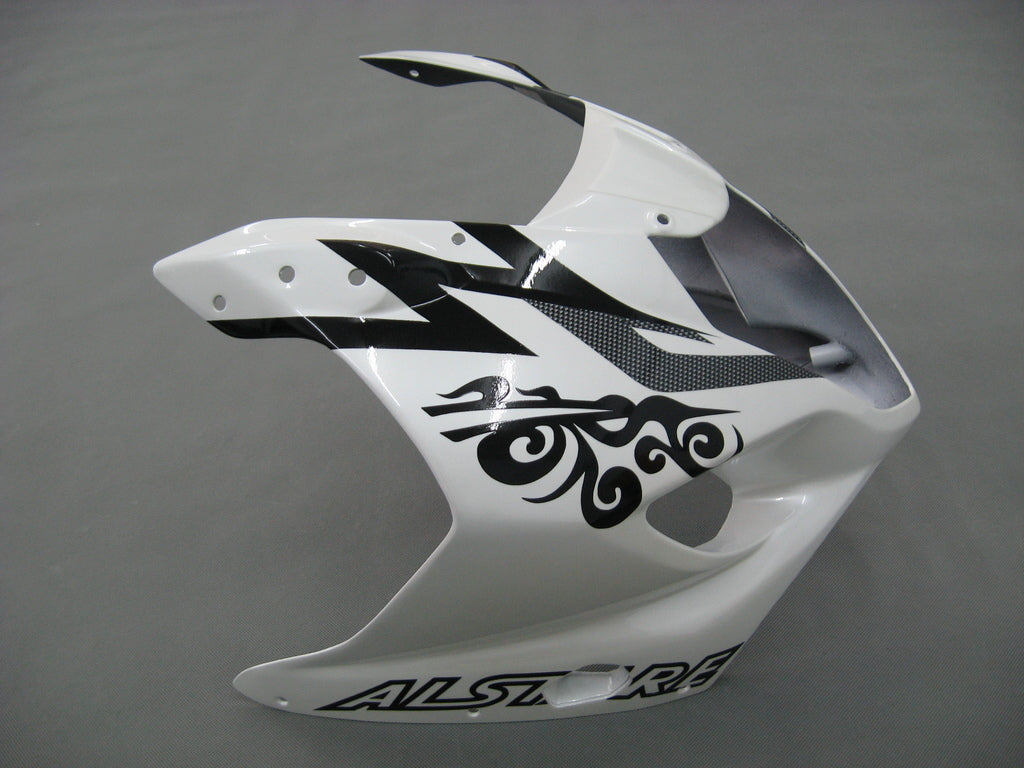 2003-2004 Suzuki GSXR 1000 White Corona GSXR Racing Carenados Genérico