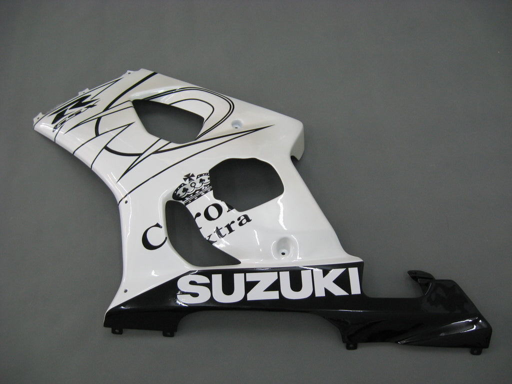 2003-2004 Suzuki GSXR 1000 White Corona GSXR Racing Carenados Genérico