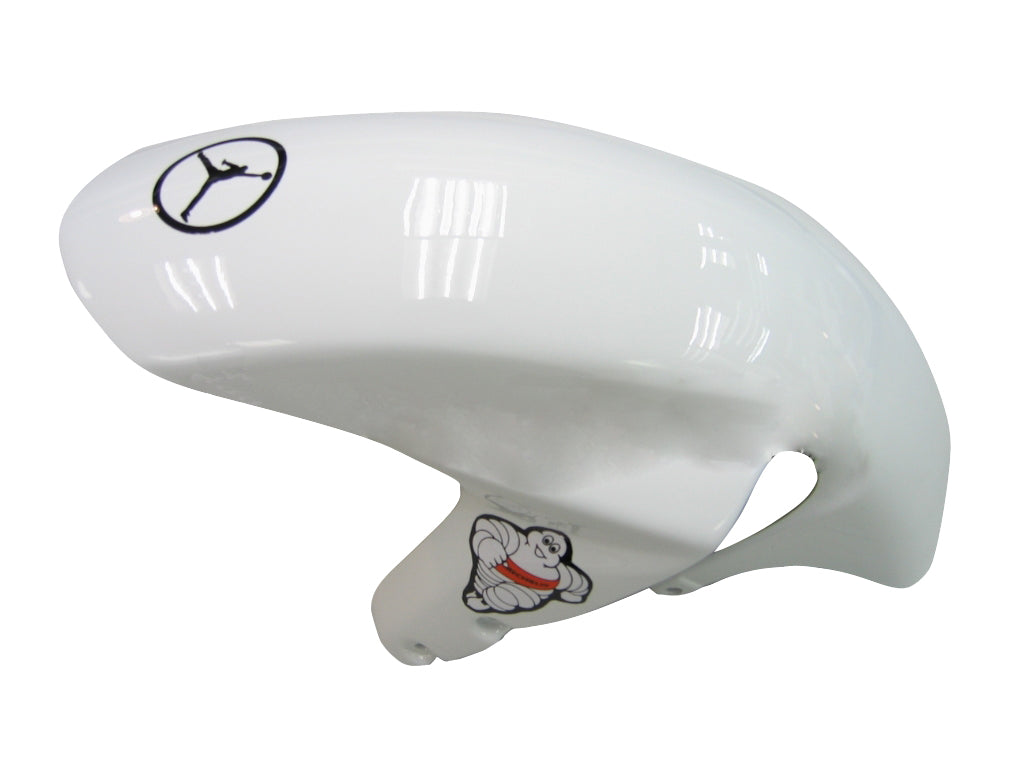 Suzuki GSXR 1000, biela, 2003-2004 & Modré kapotáže Jordan Racing, generické