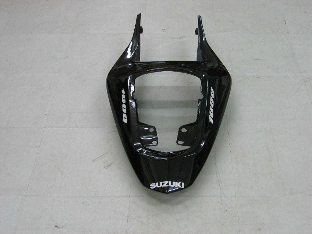 2003-2004 GSXR1000 Bodywork Fairing Black ABS Injection Molded Plastics Set Generic