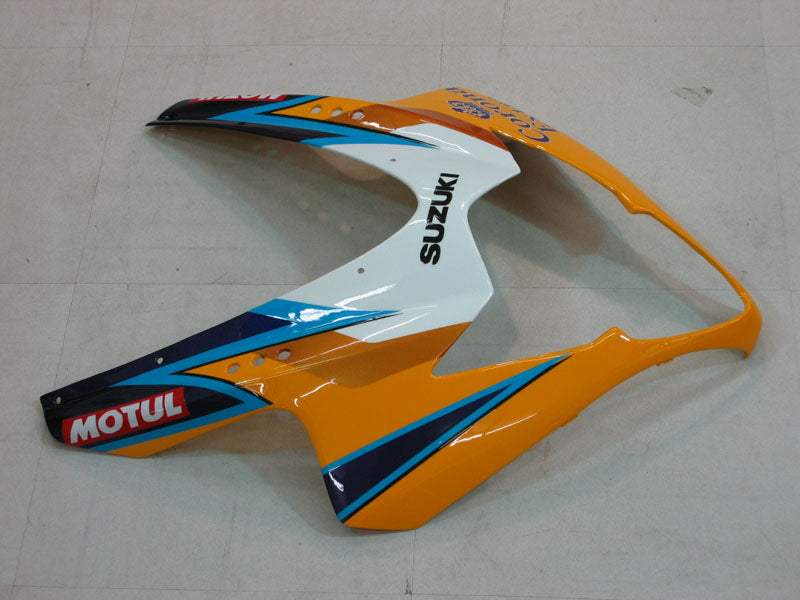 For GSXR1000 2005-2006 Bodywork Fairing Yellow ABS Injection Molded Plastics Set