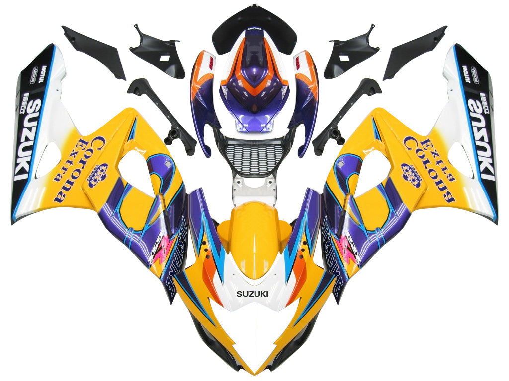 2005-2006 Suzuki GSXR 1000 Multi-coulor Alstare Corona Racing Fairings générique