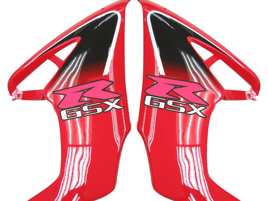 2005-2006 Suzuki GSXR 1000 Black and Red GSXR Racing Fairings Generic