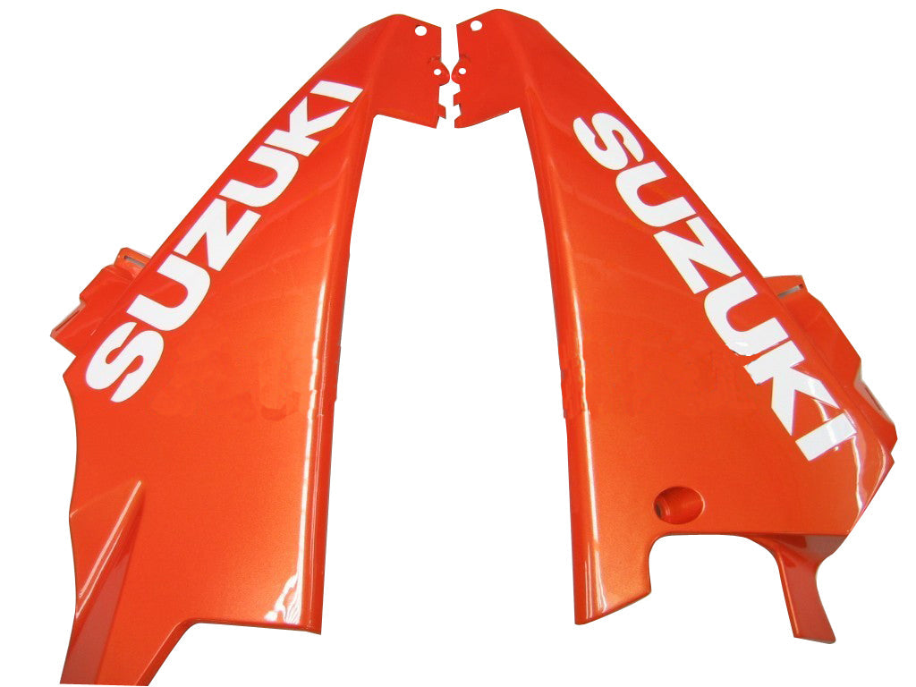 Suzuki GSXR 1000, rok výroby 2007-2008, čierna & Orange Gold Flame Racing Fairings Generic