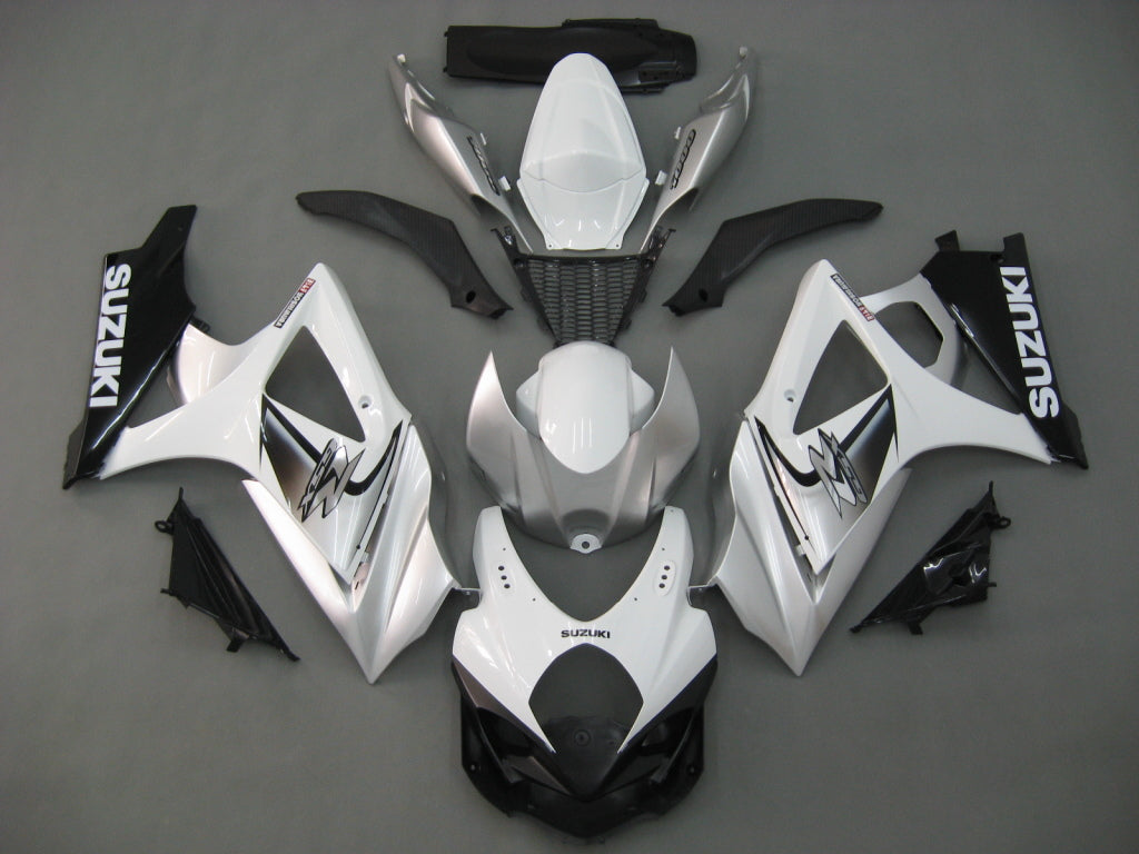 2007-2008 Suzuki GSXR 1000 Silve Gsxr Racing Fairings générique