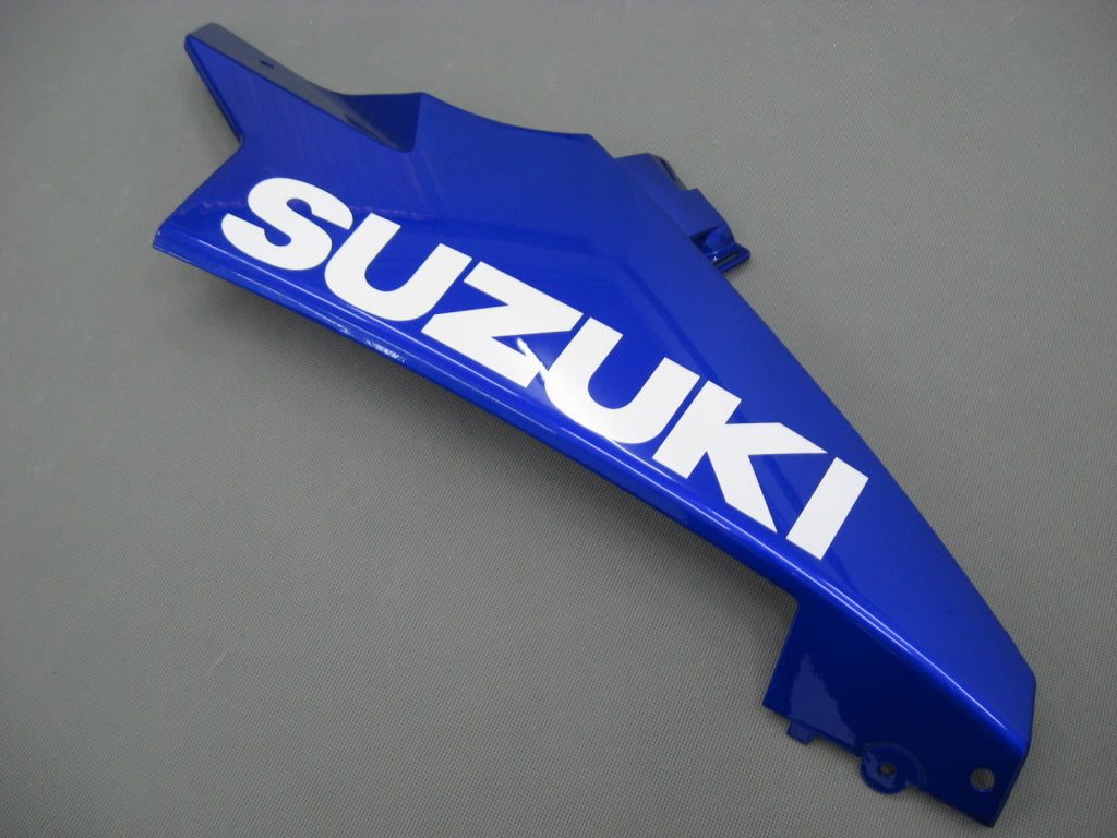 Suzuki GSXR 1000 Azul 2007-2008 & Carenagens de corrida brancas GSXR genéricas