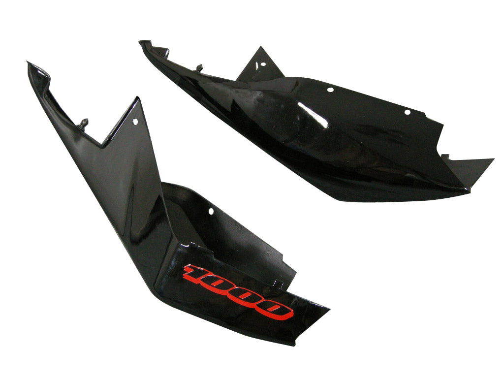 2009-2016 GSXR1000 Black Bodywork Fairing ABS Injection Molded Plastics Set Generic