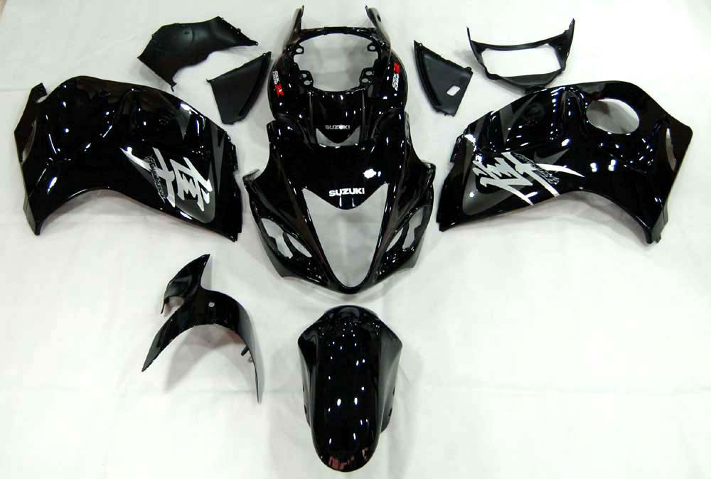 Carenados de carreras Suzuki GSX 1300 Hayabusa All Black Hayabusa 2008-2020 genéricos