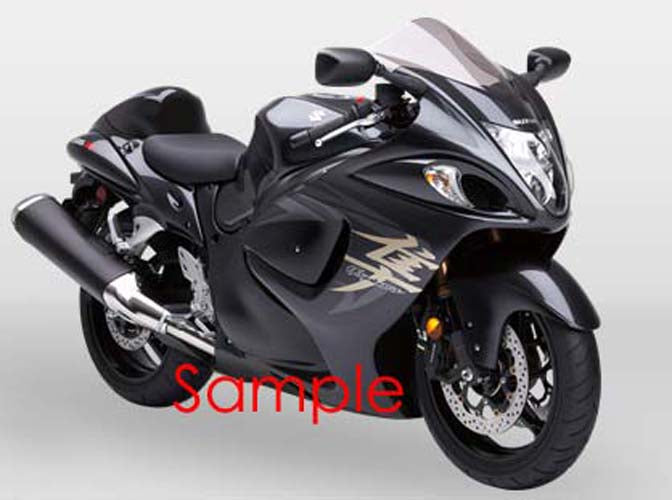 2008-2020 Suzuki GSX 1300 Hayabusa All Black Hayabusa Racing Fairings générique