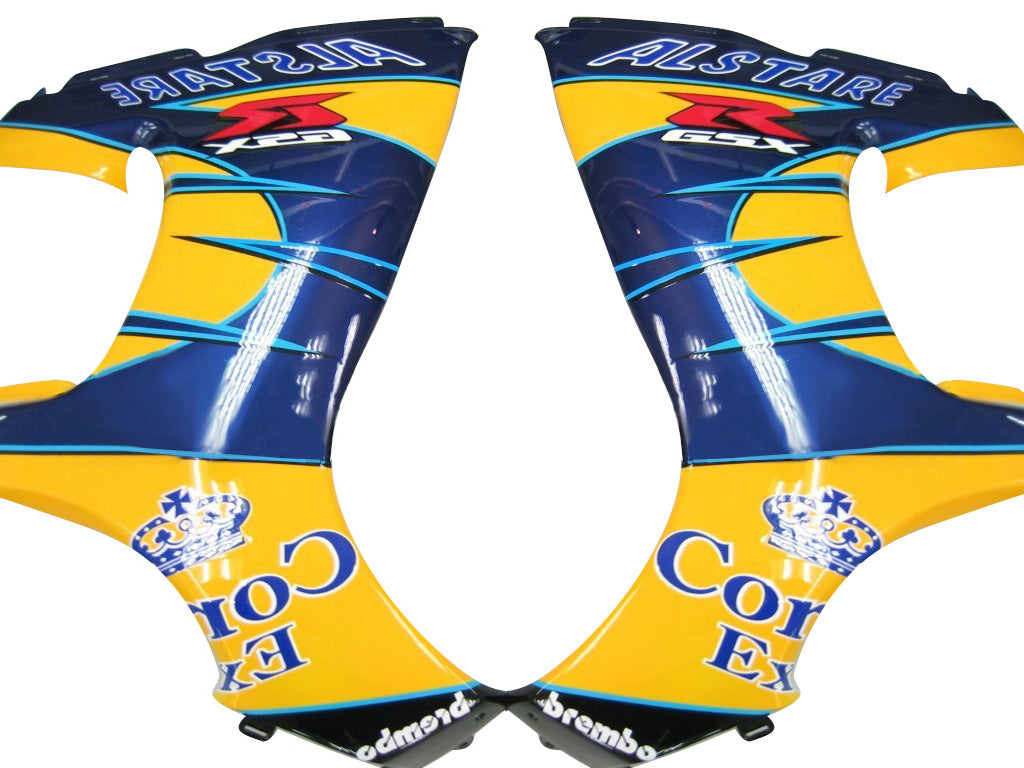 Carenados de carreras Suzuki GSX 1300 Hayabusa amarillo azul Alstare Corona 2008-2020 genéricos