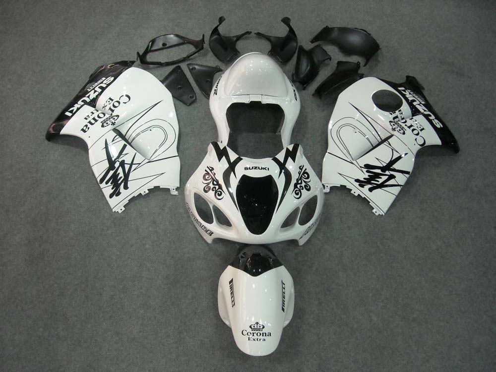 1999-2007 Suzuki GSX1300 Hayabusa White Alstare Corona Racing Fairings Generic