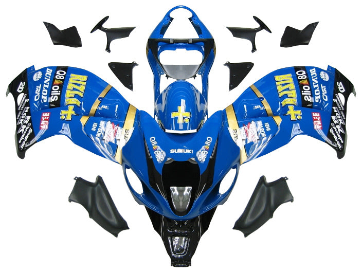 1999-2007 Suzuki GSX1300 Hayabusa Blue Rizla Racing Fairings Generic