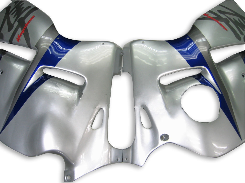 1999-2007 Suzuki GSX1300 Hayabusa Silver and Blue Hayabusa Racing Fairings Generic