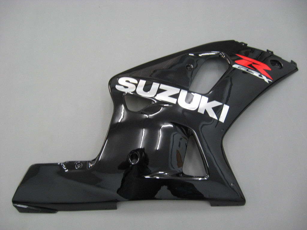 2001-2003 Suzuki GSXR 600 Black Suzuki GSXR Racing Fairings Generic