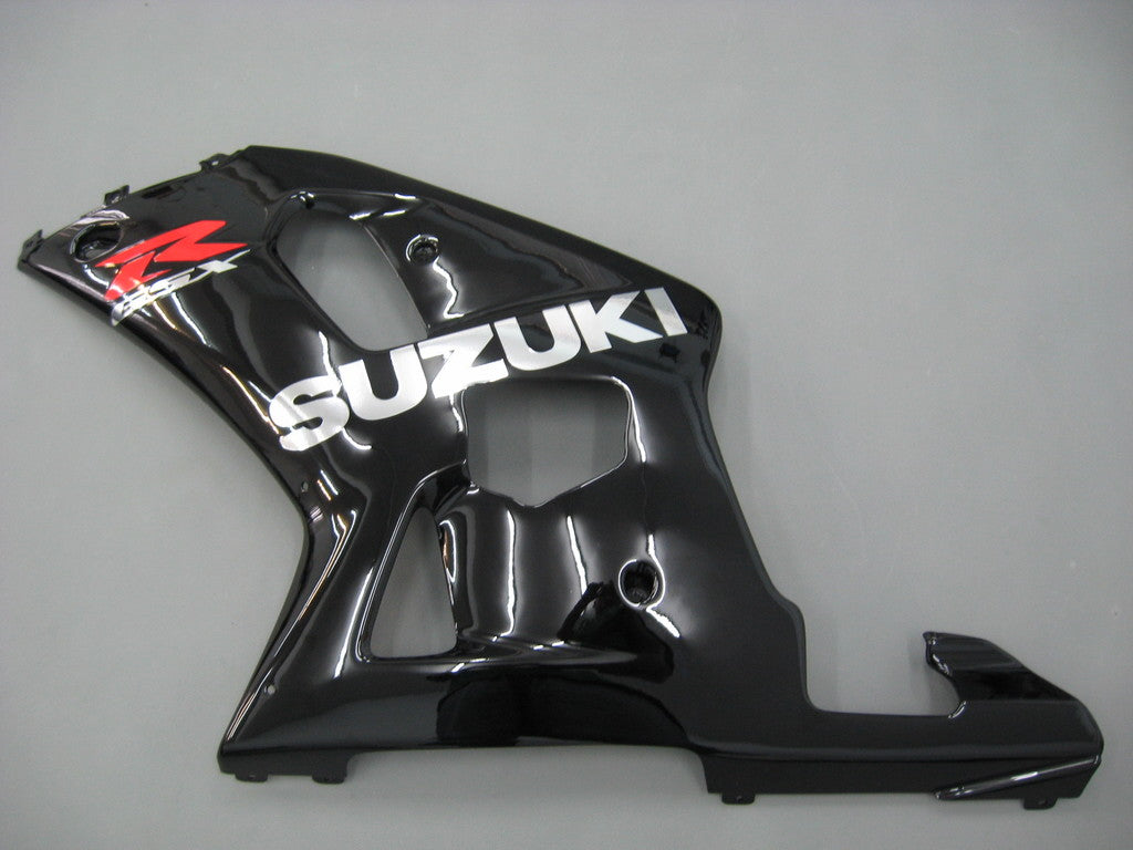 2001-2003 Suzuki GSXR 600 Black Suzuki GSXR Racing Fairings Generic